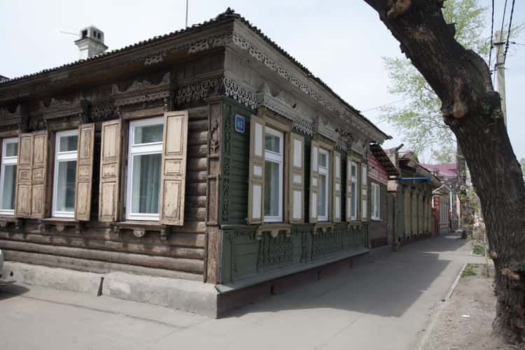 Old house Irkutsk Siberia
