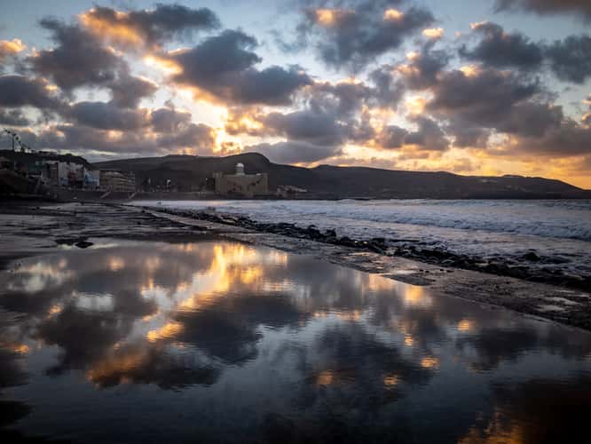 Salt water reflections