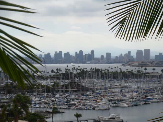 San Diego view, from Armada Terrace Drive