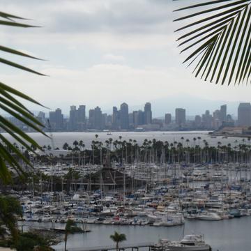 San Diego view, from Armada Terrace Drive, USA