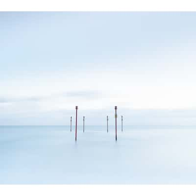 Sea Posts at Southwick, Brighton, United Kingdom