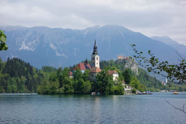 Lake Bled - Wooden Jetty - Rock covered with coins