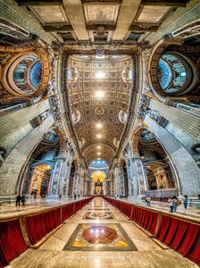 St. Peter's Basilica in Rome, indoors - 2018©