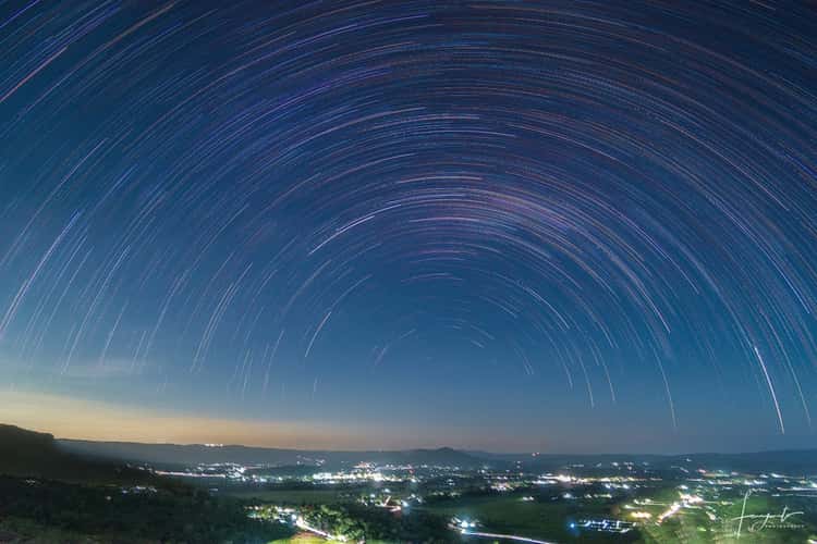StarTrail at Geopark Ciletuh, Sukabumi, West Java