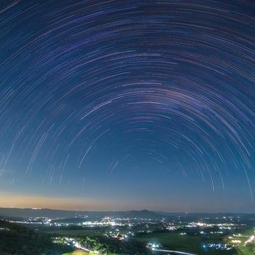 StarTrail at Geopark Ciletuh, Sukabumi, West Java, Indonesia