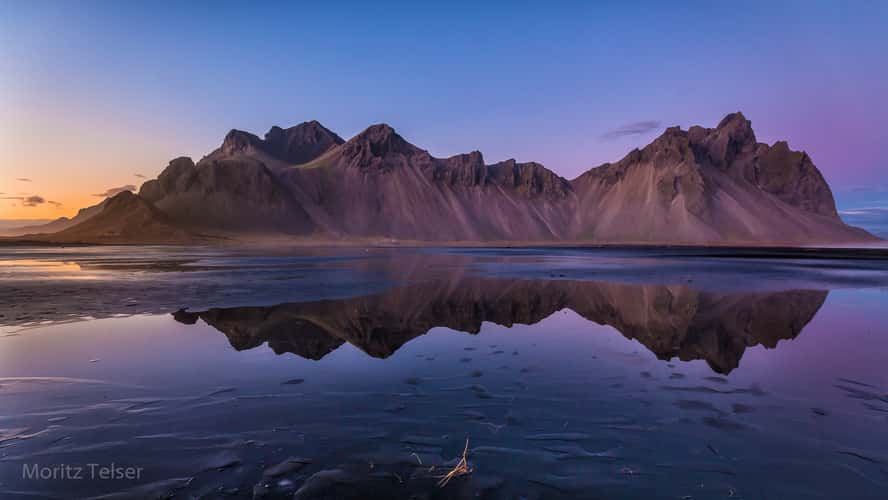 Vestrahorn from the beach, Stokkness