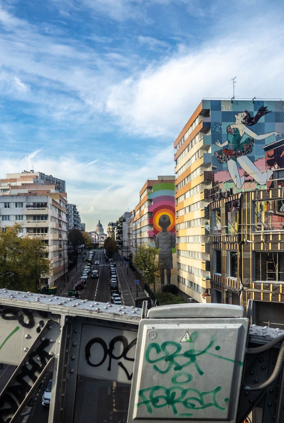 Street art in Paris, France