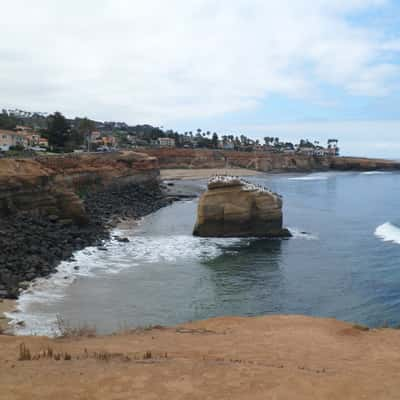 Sunset Cliffs, San Diego, Californië, USA