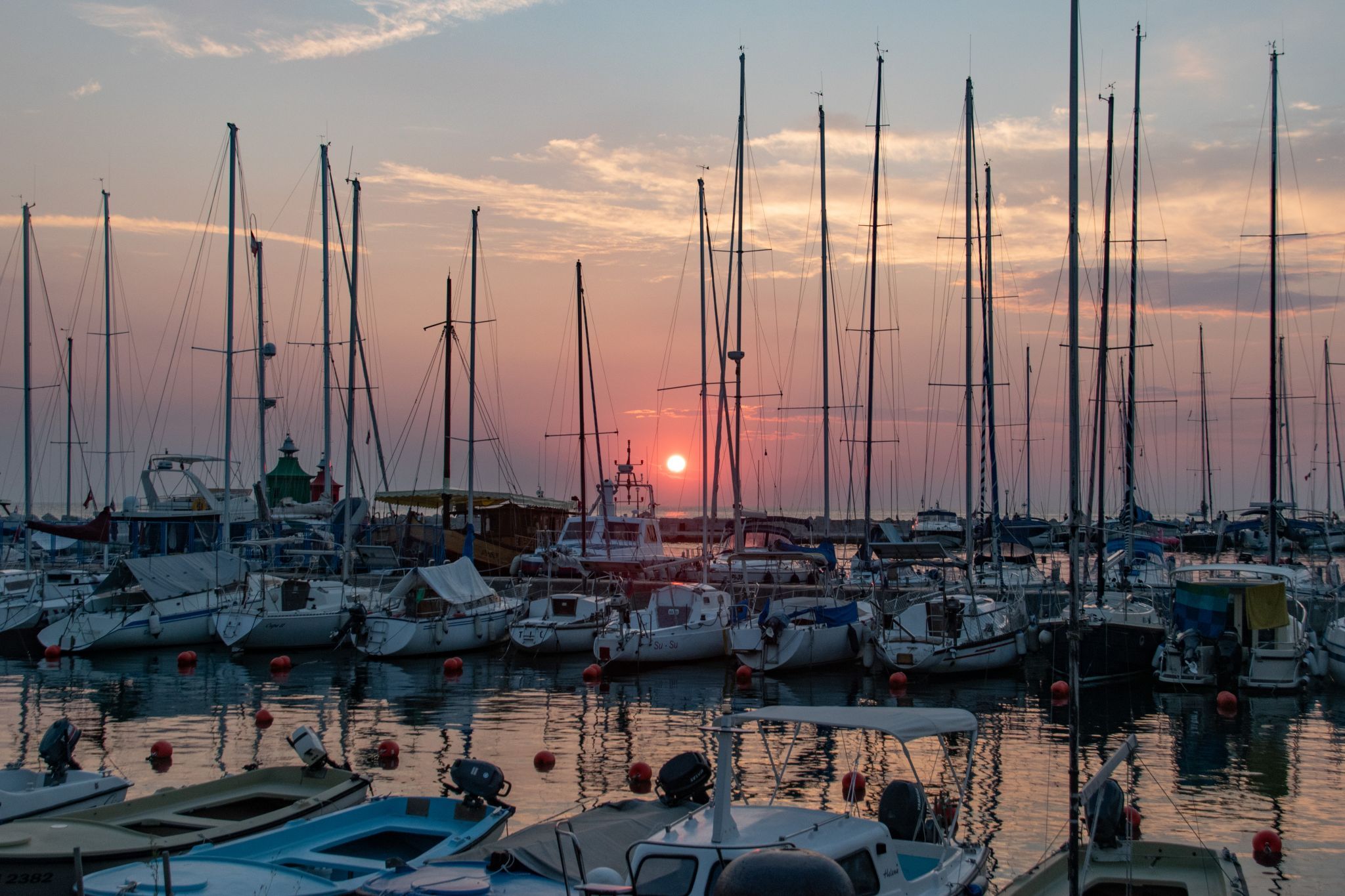 Tartini Plaza, side alleys, and port, Slovenia