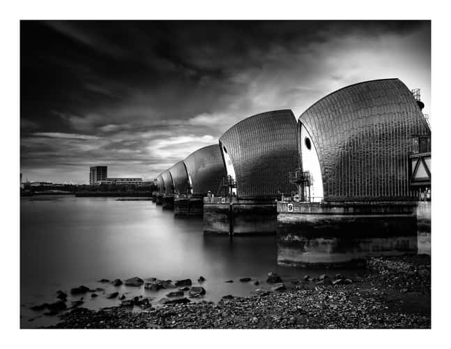 Thames Barrier South Side, London