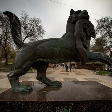 The Irkutsk Babr Statue Siberia, Russian Federation