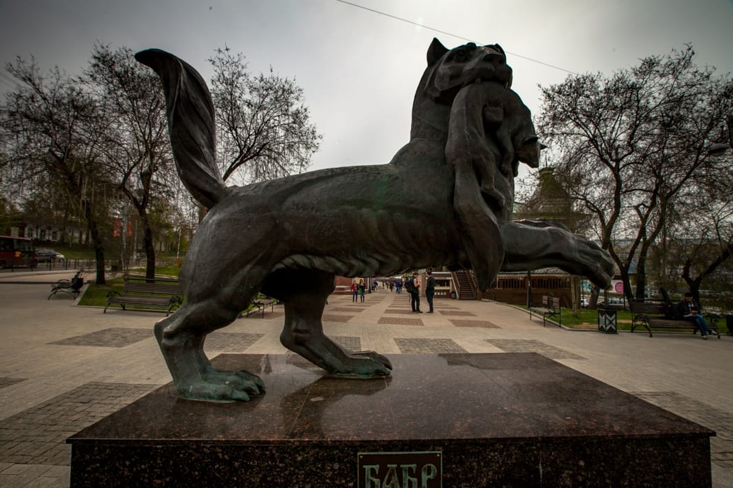 The Irkutsk Babr Statue Siberia, Russian Federation