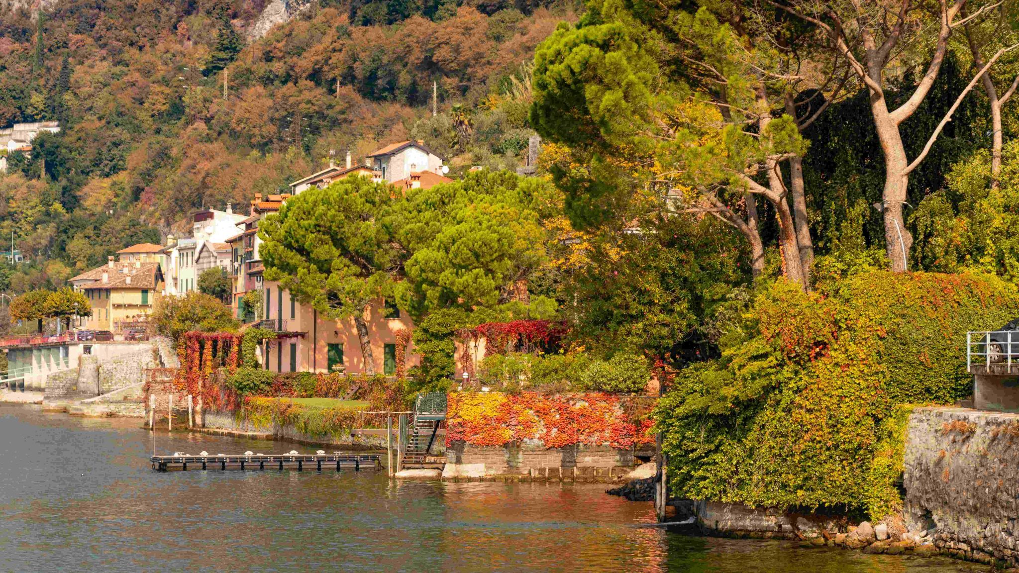 Varenna in authumn, Italy