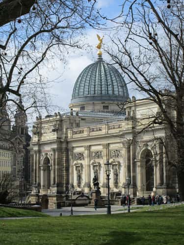 Domes at blue hour, Dresden