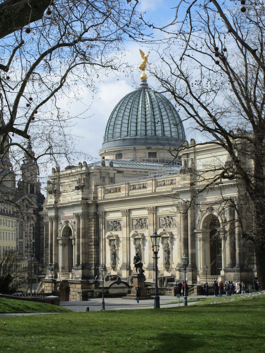 Domes at blue hour, Dresden, Germany