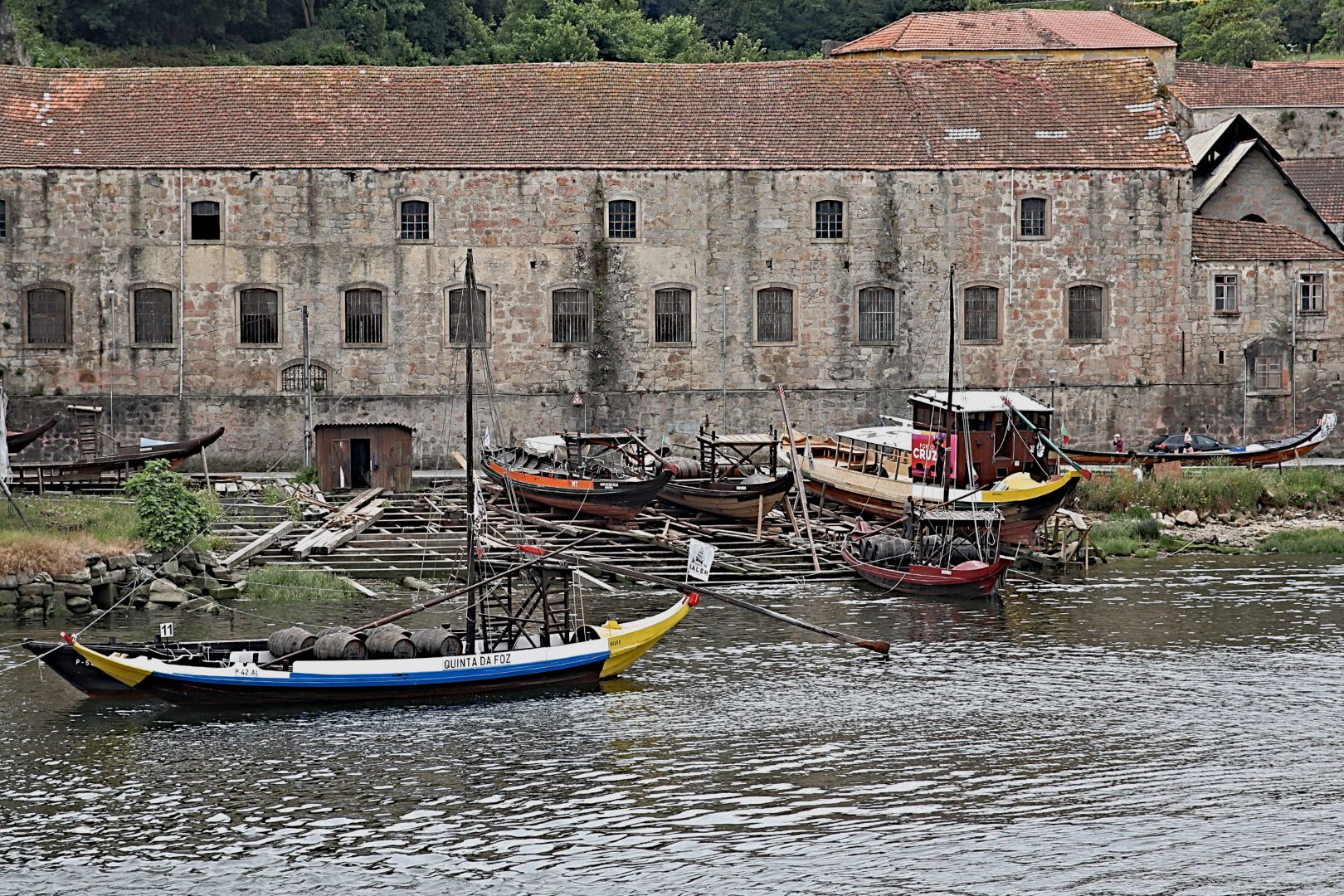 Cais de Gaia from River Douro, Portugal