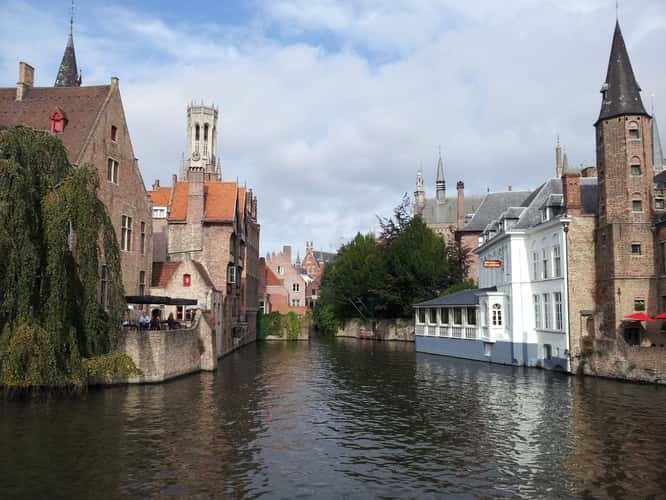 Typical view of Bruges