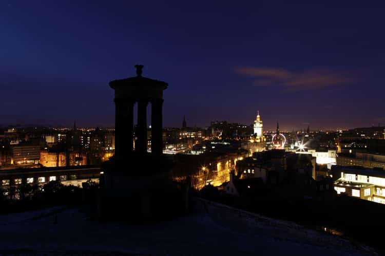 View over Edinburgh from Calton Hill