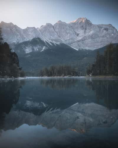 Eibsee mit der Zugspitze
