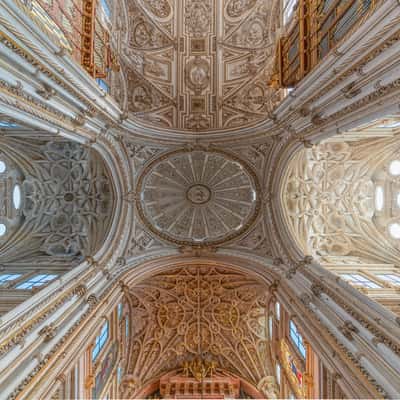 Interior of Cathedral side of Mezquita-Catedral de Córdoba, Spain