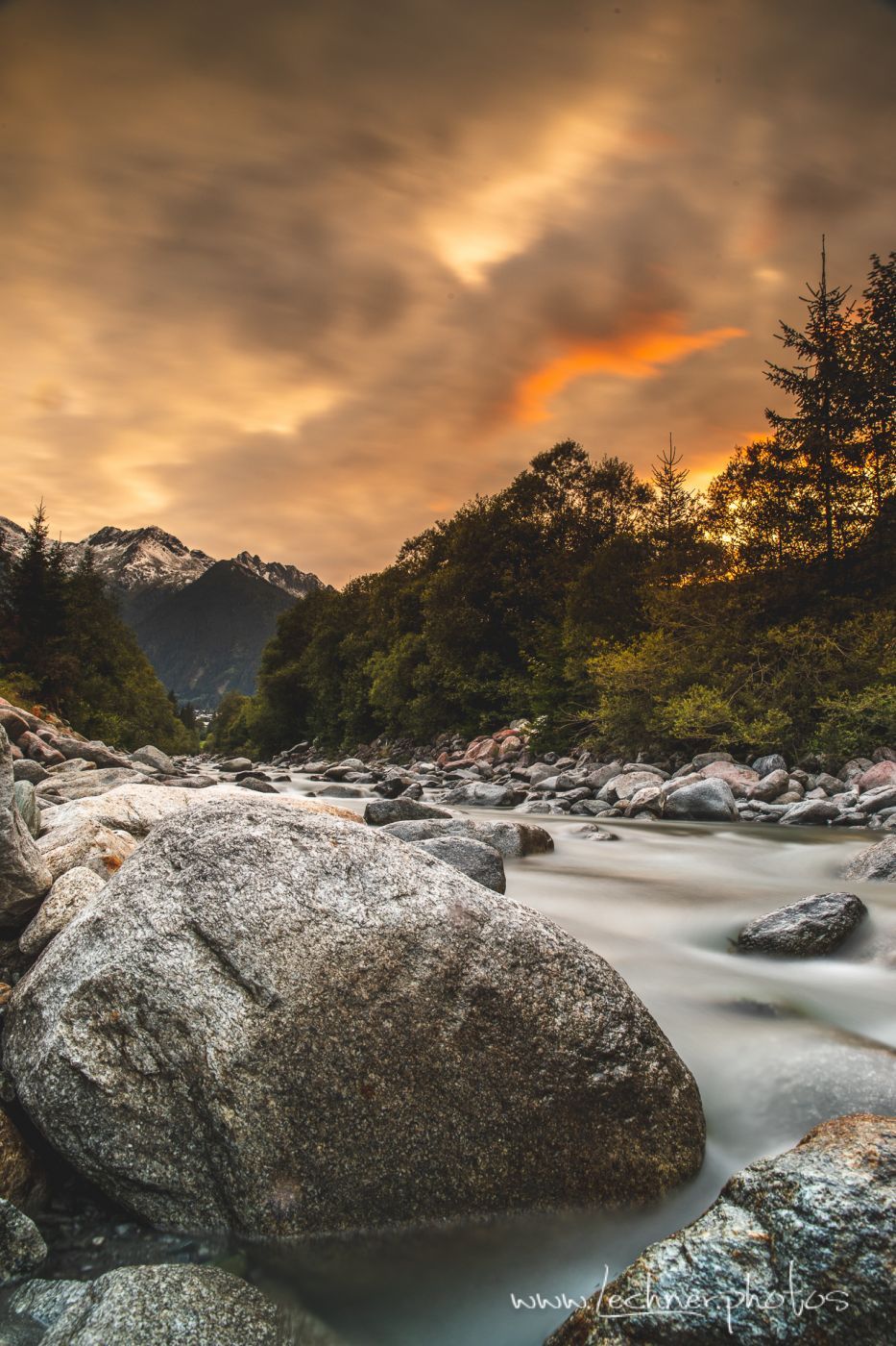 Natural Rocks at Krimmler Ache, Austria