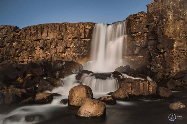 Öxararfoss Waterfall