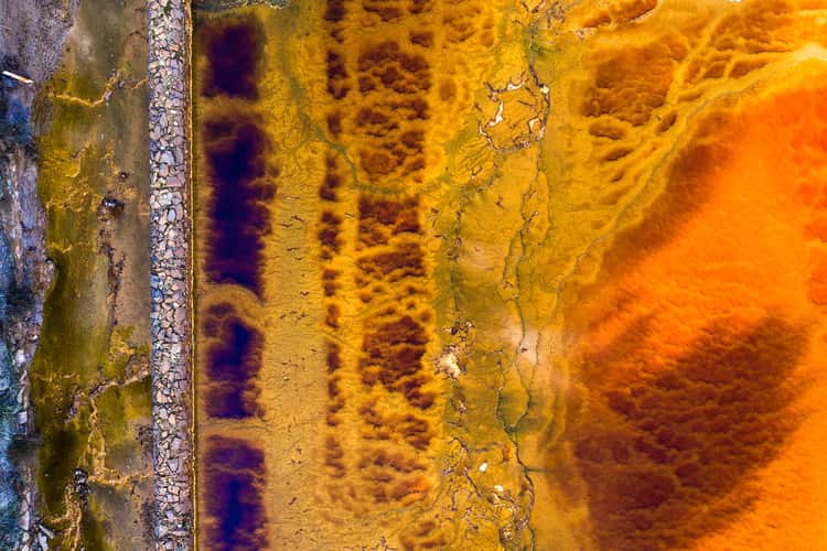 Rio Tinto in an abandoned mine