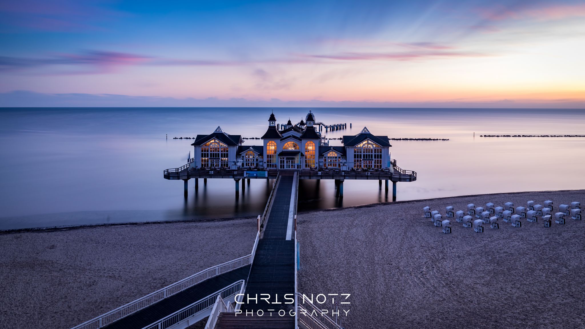 Sellin Pier View from above, Germany