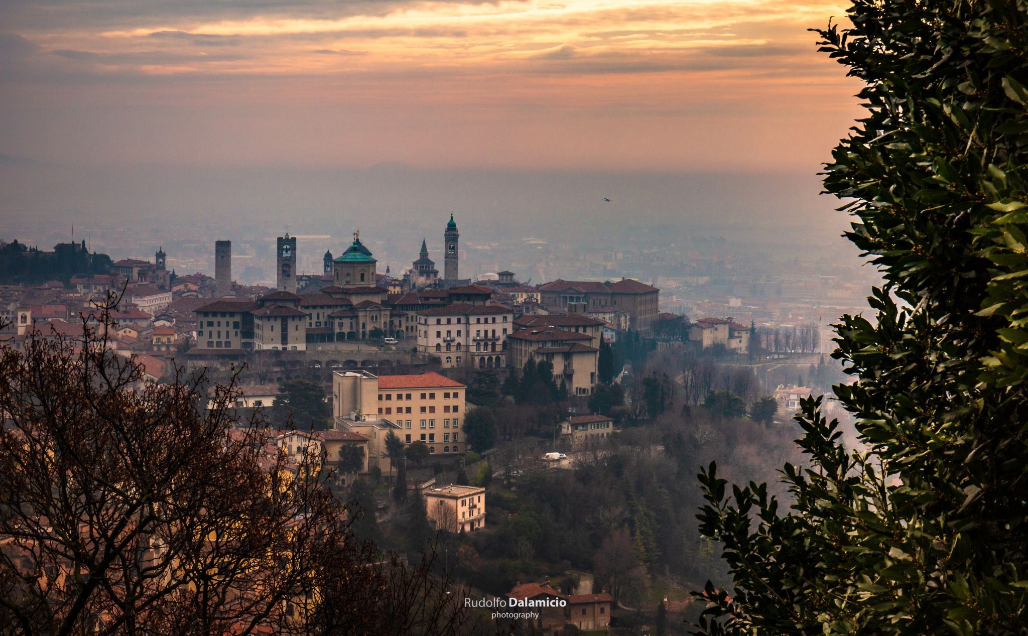 Sunset Bergamo, Italy