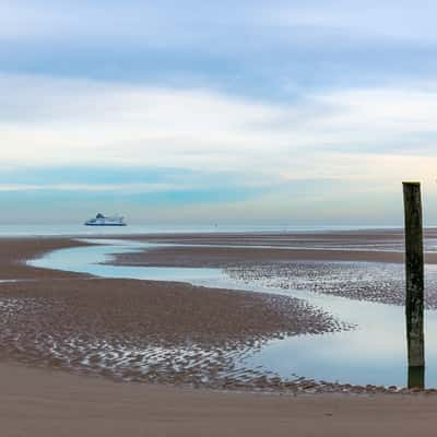 The Channel near Calais, France