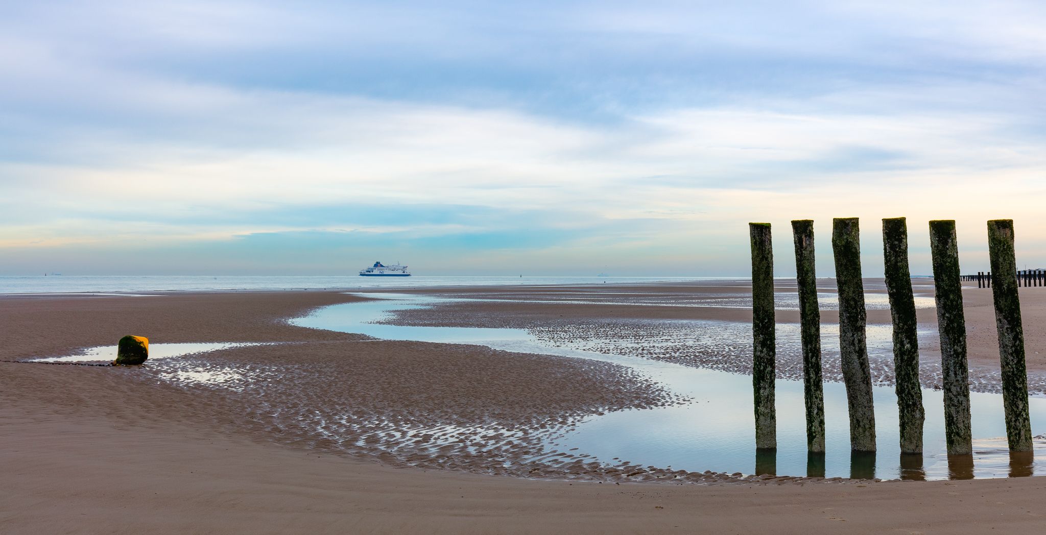 The Channel near Calais, France