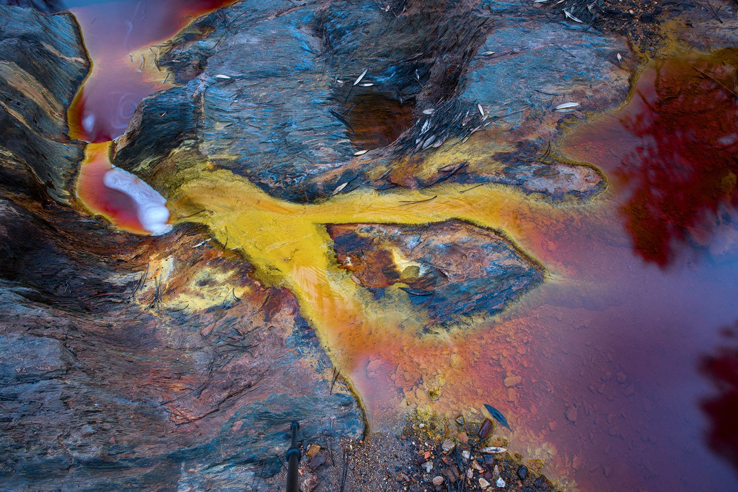 Upper stream of the red river, Spain