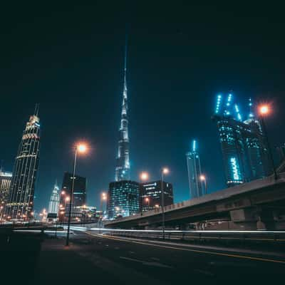 View to the city, United Arab Emirates