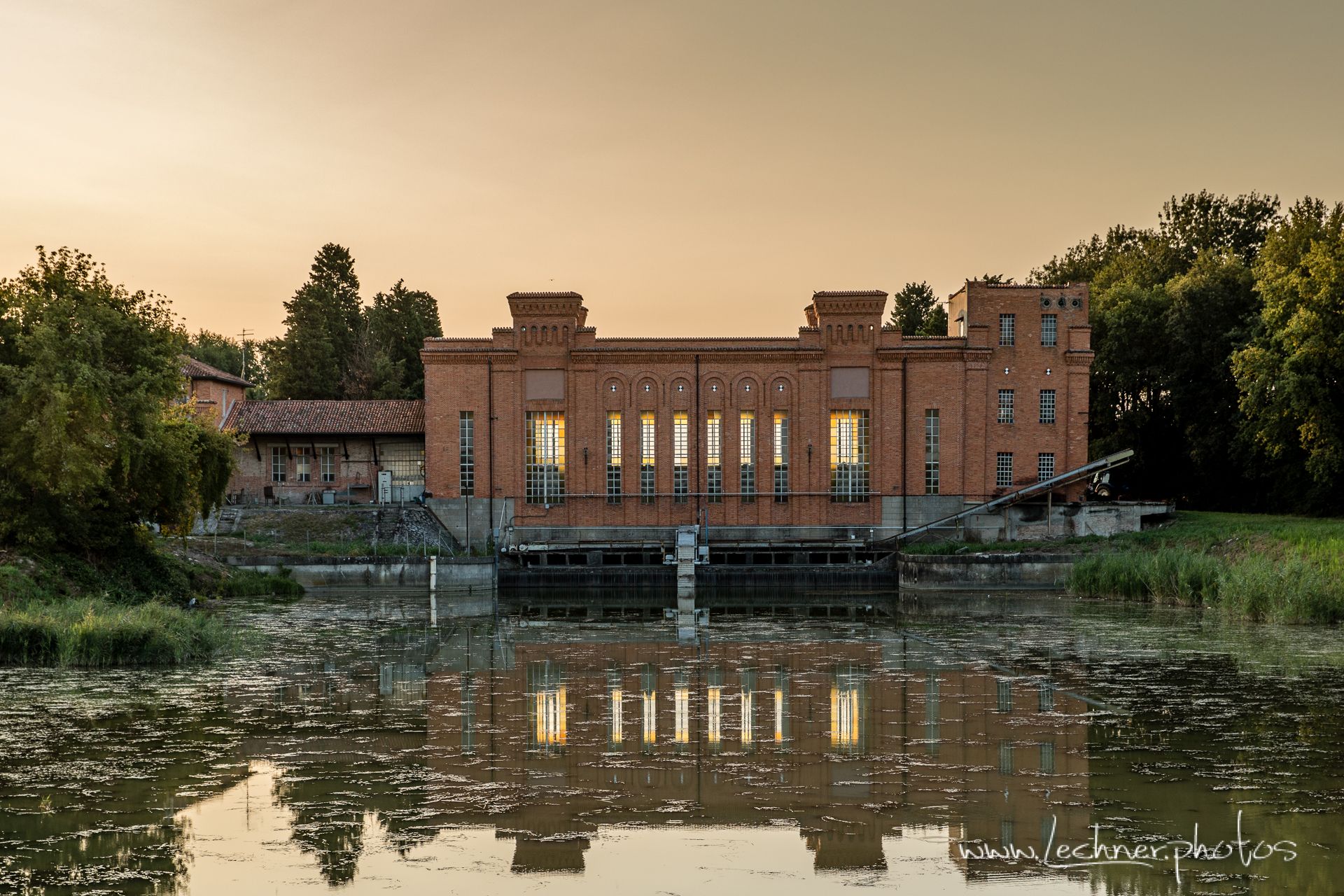 Water Pumping Station near Termine Caorle, Italy