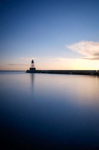 Wilhelmshaven mole at sunrise