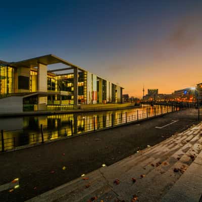Berlin behind the Reichstag BUilding, Germany