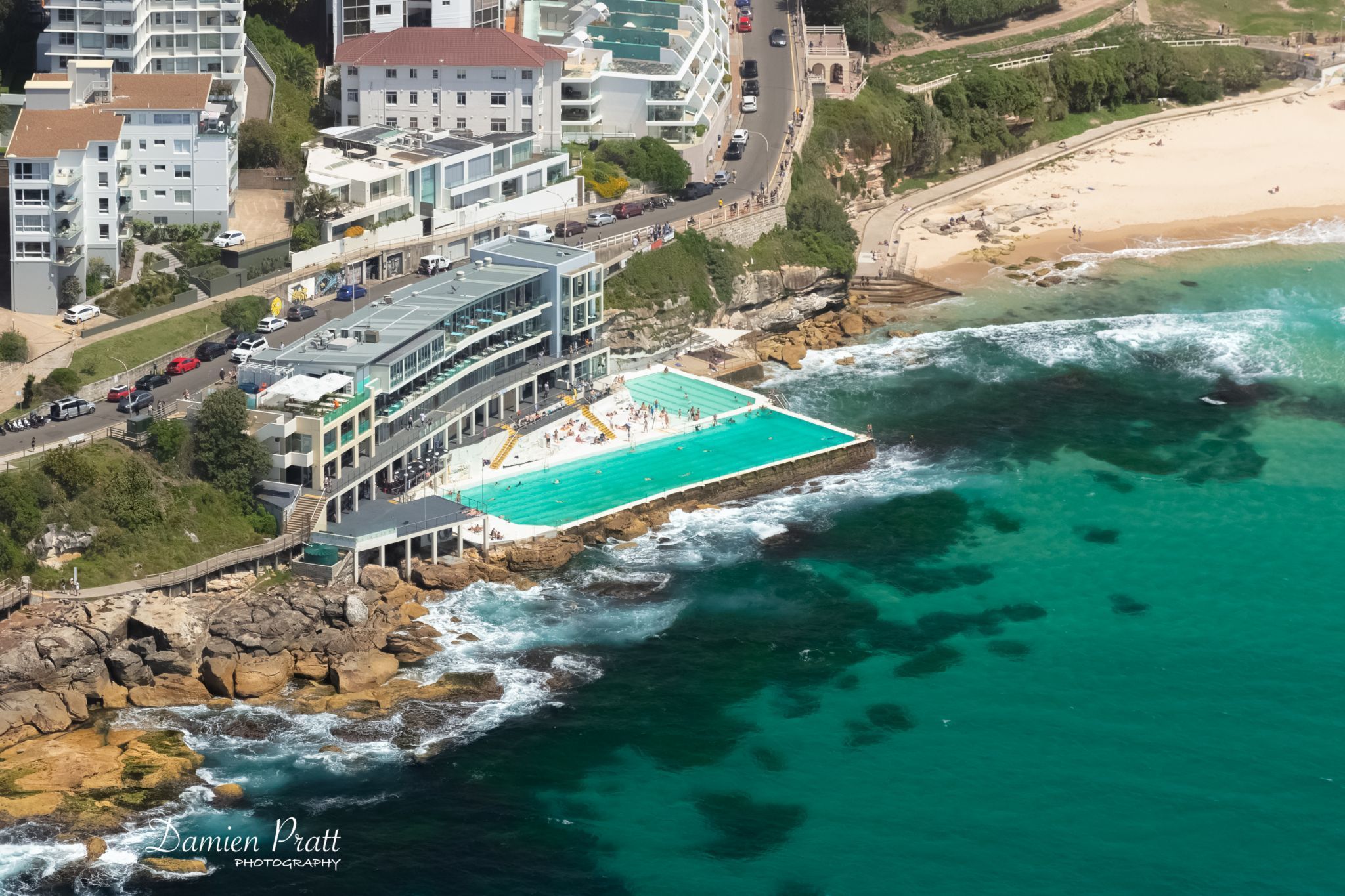 Bondi Beach aerial, Australia