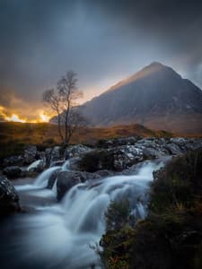 Buachaille Etive Mòr Waterfalls