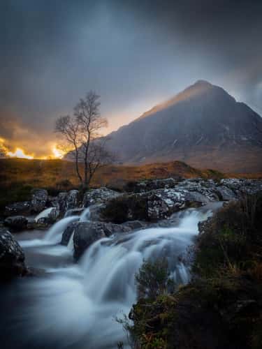 Buachaille Etive Mòr Waterfalls