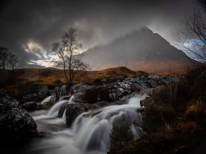 Buachaille Etive Mòr Waterfalls
