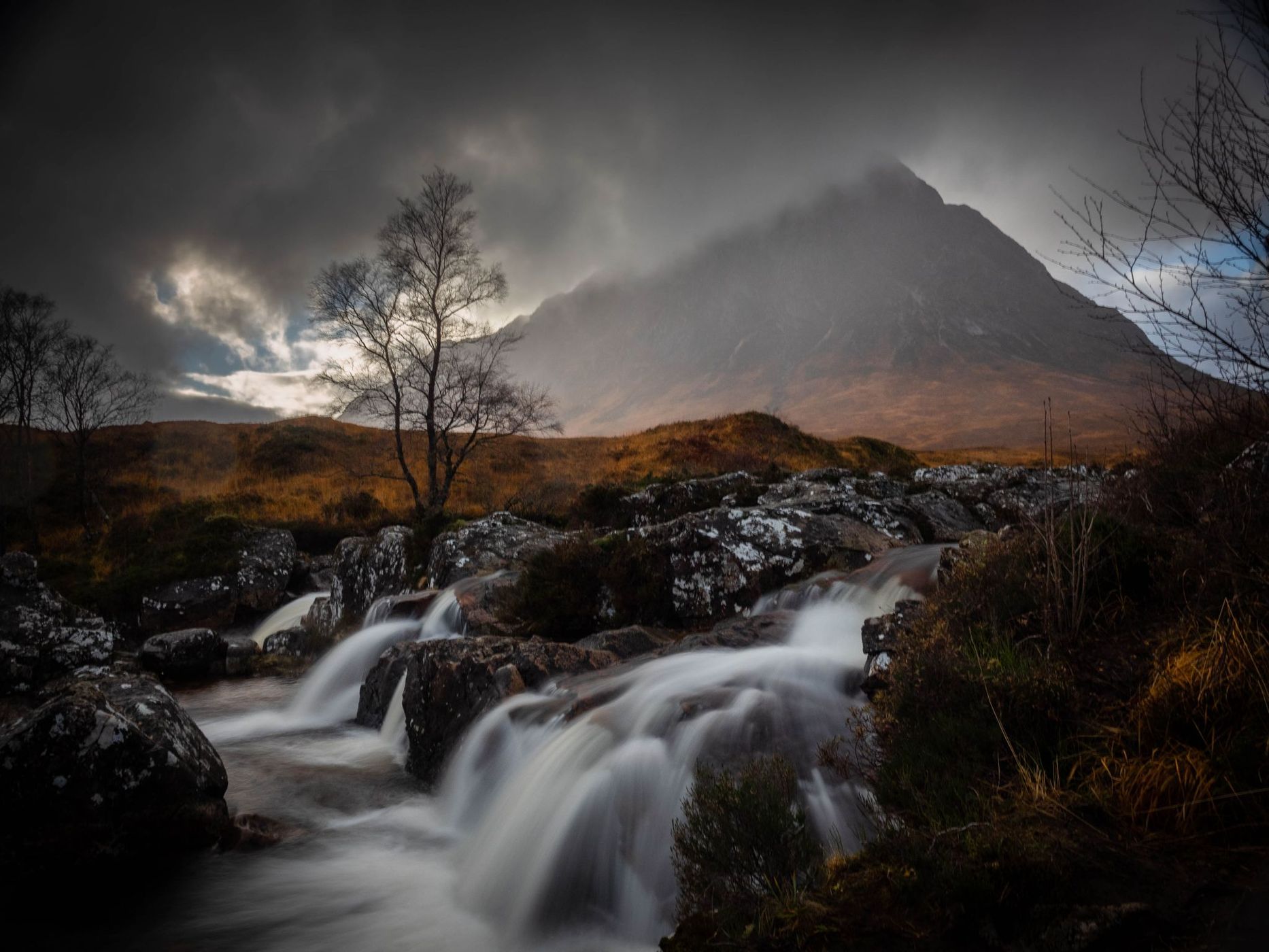 Buachaille Etive Mòr Waterfalls, United Kingdom