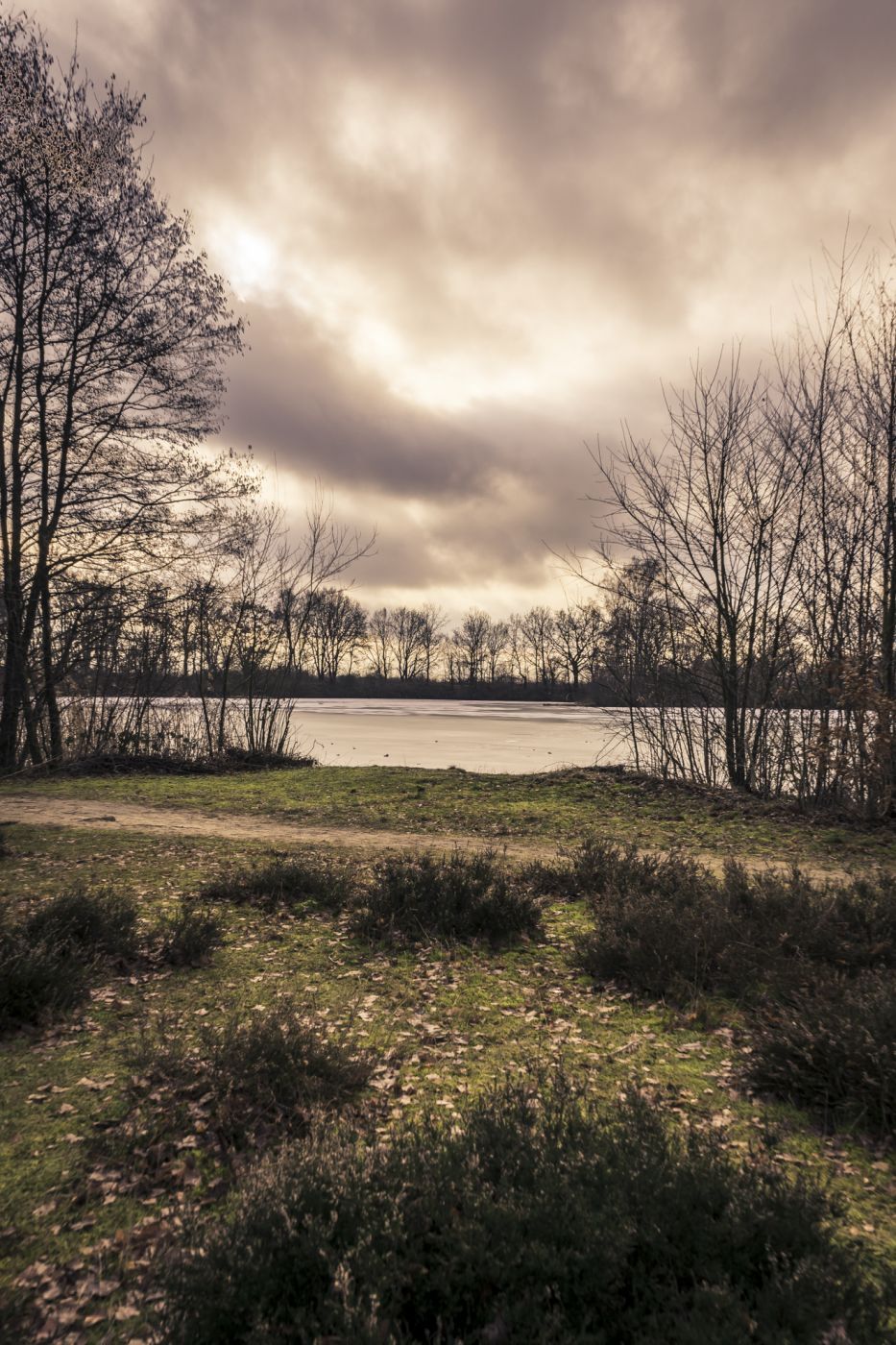 Cluvenhagen lake (Cluvenhagener See), Germany