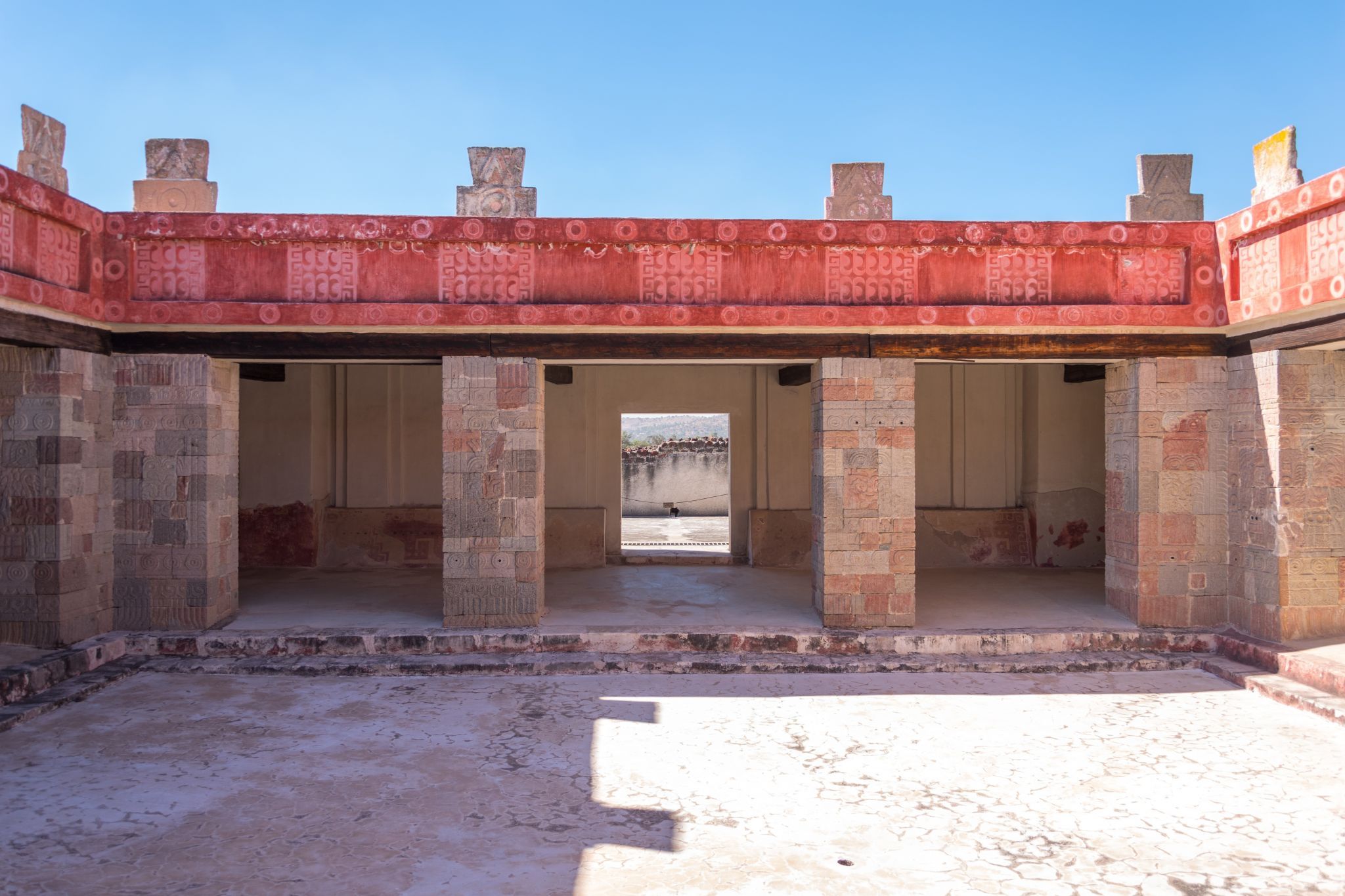 Courtyard of the Quetzalpapalotl Palace, Mexico