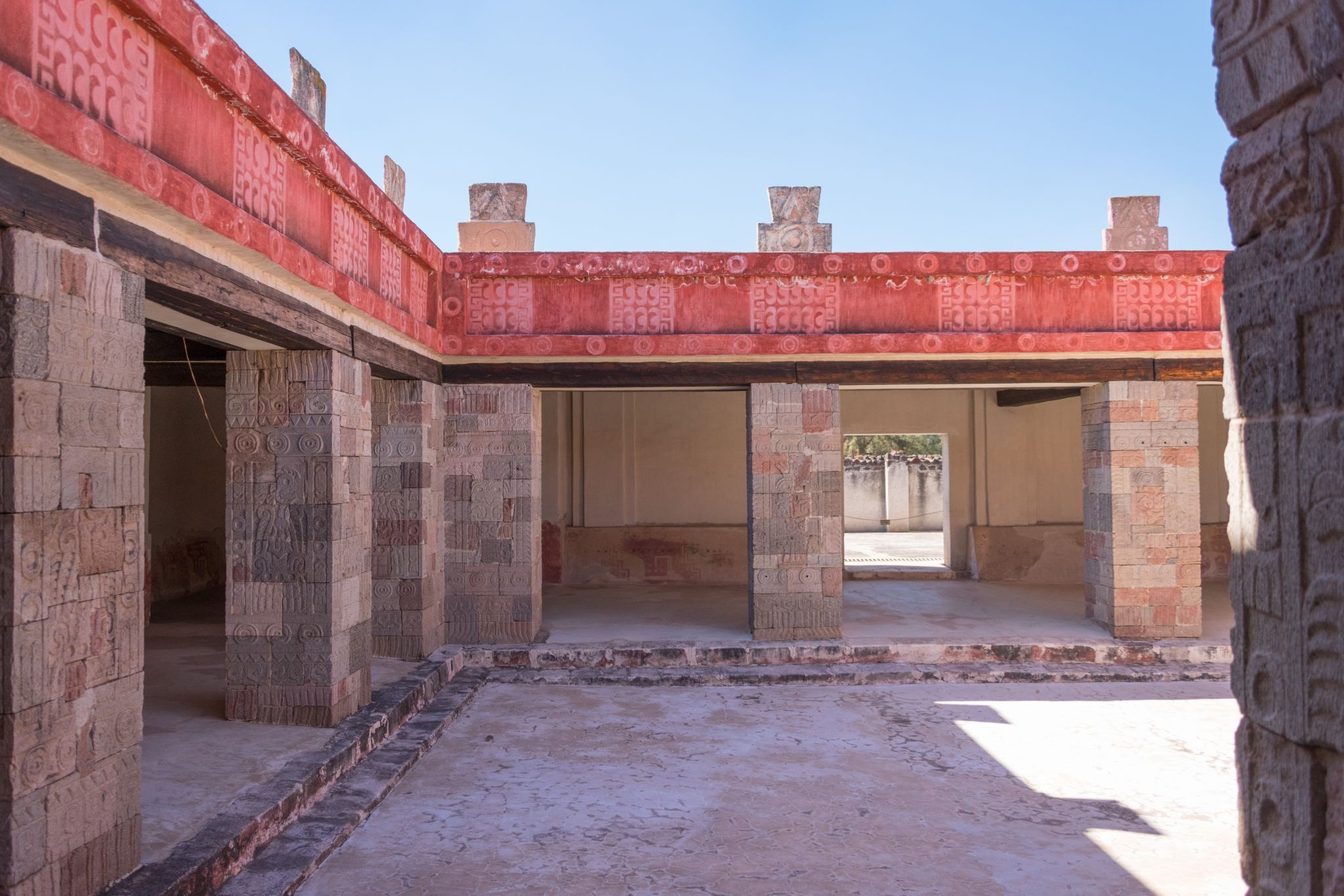 Courtyard of the Quetzalpapalotl Palace, Mexico