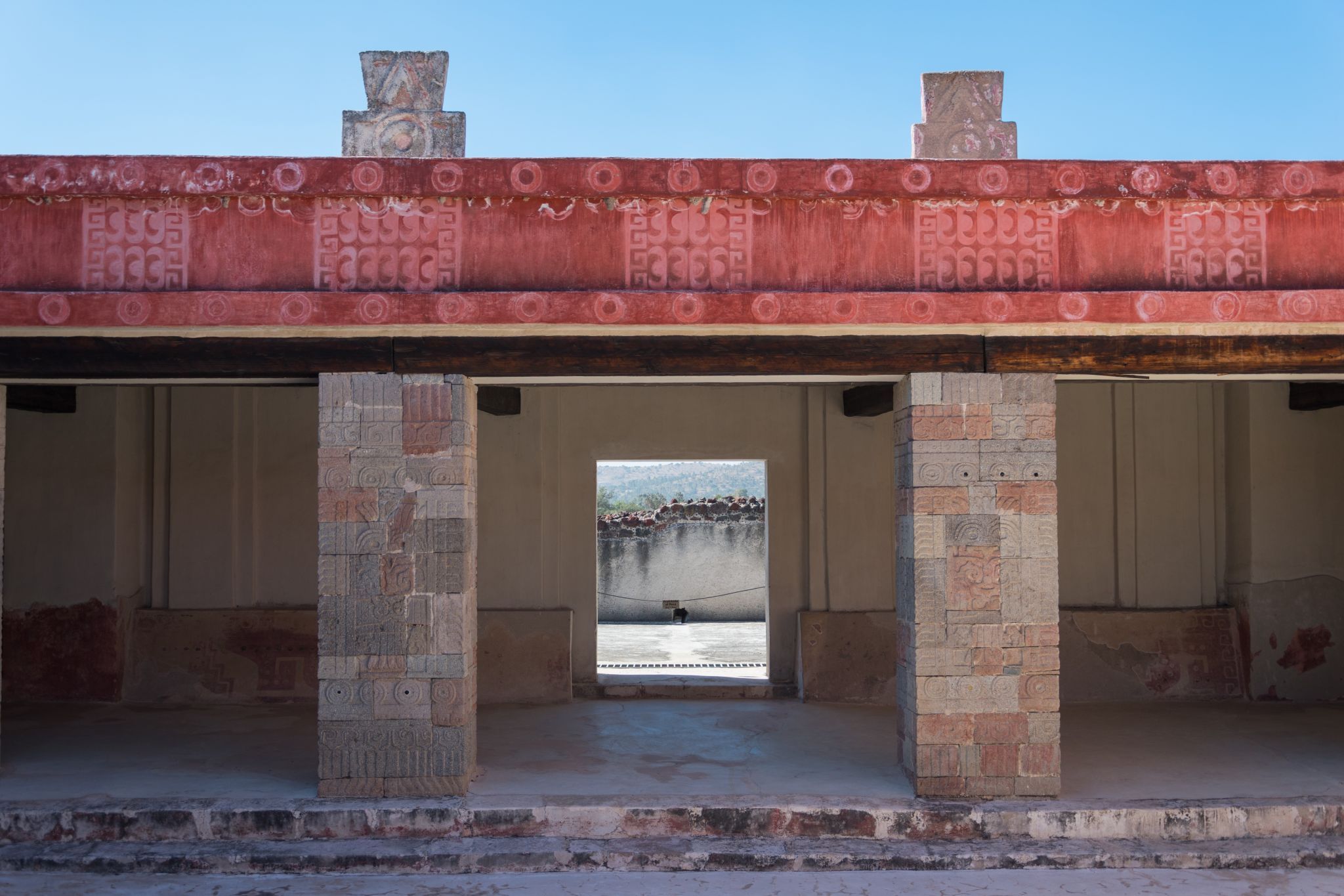 Courtyard of the Quetzalpapalotl Palace, Mexico