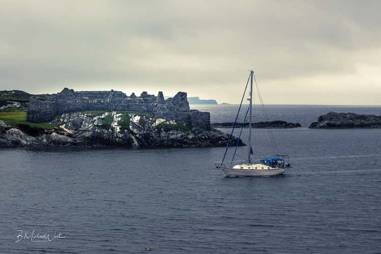 Cromwell's Barracks, Inishbofin Harbor, CO. Galway