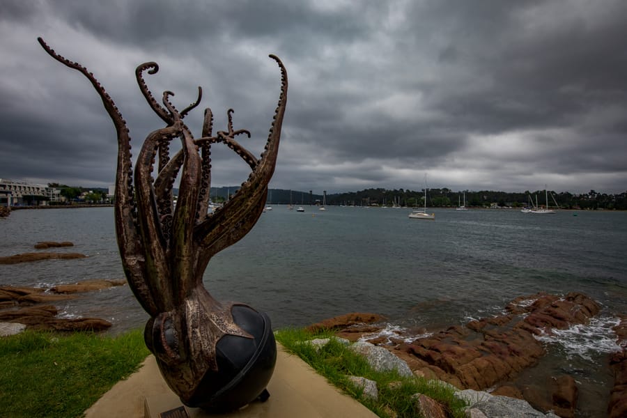 “Buoyansea” sculpture of an Octopus Bateman's Bay NSW, Australia