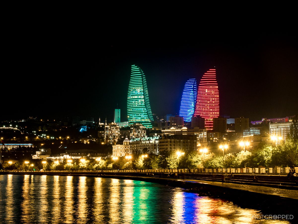Flame towers, Azerbaijan