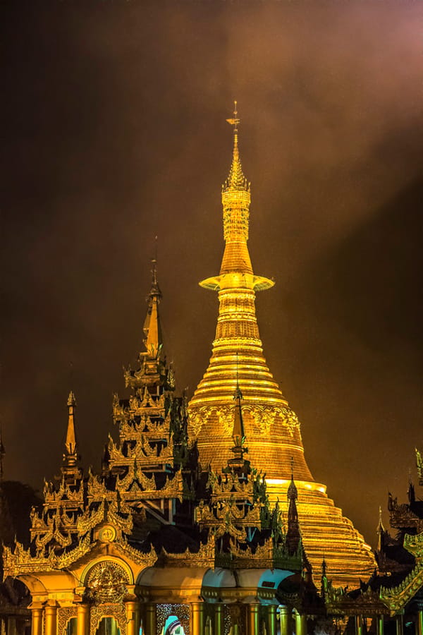 Goldene Pagode, Myanmar