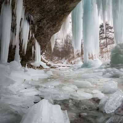 Icefall, Siklava skala, Slovakia (Slovak Republic)